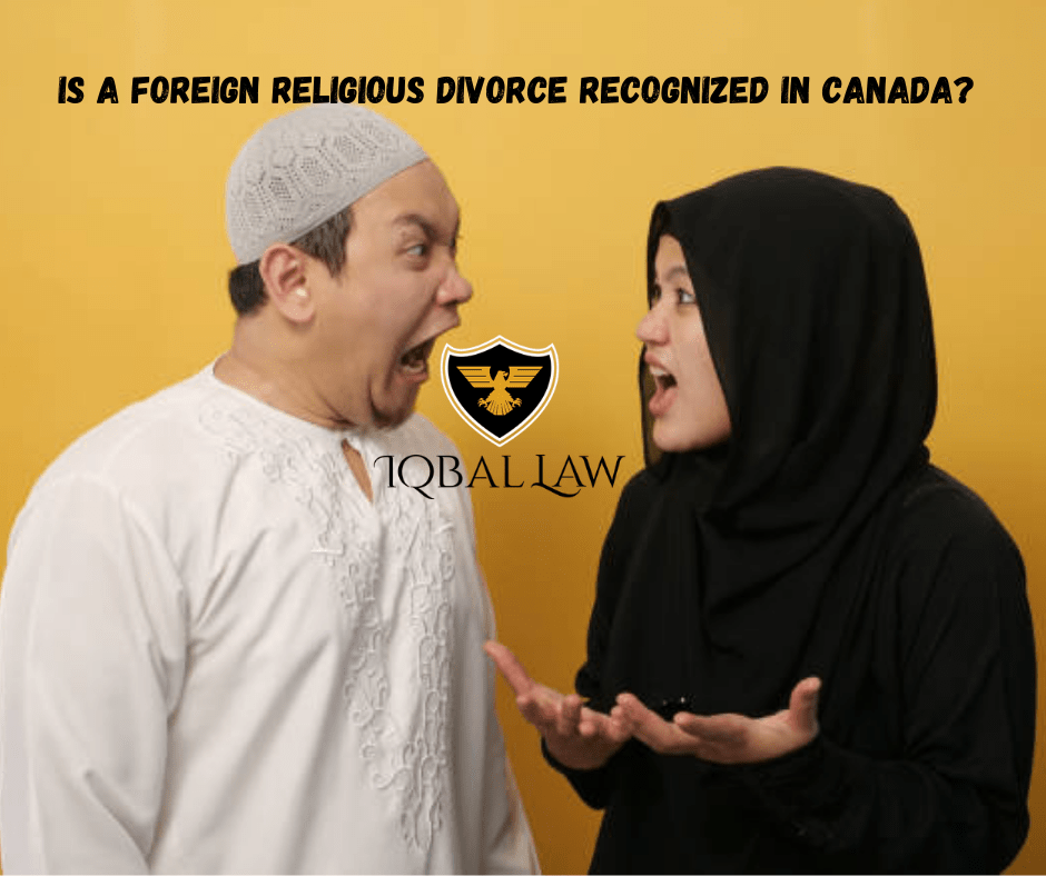 Is a foreign religious divorce recognized in Canada?