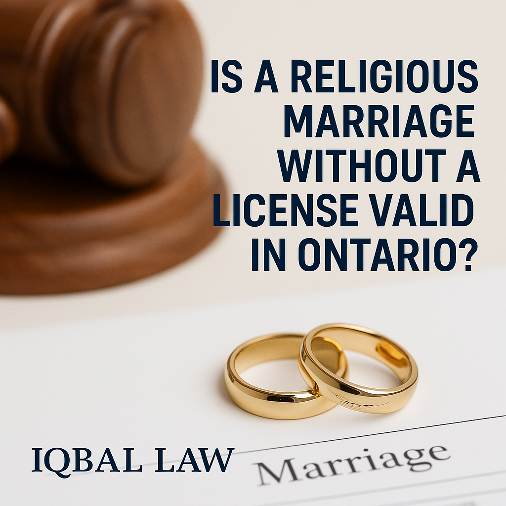 Religious Marriage Without a License