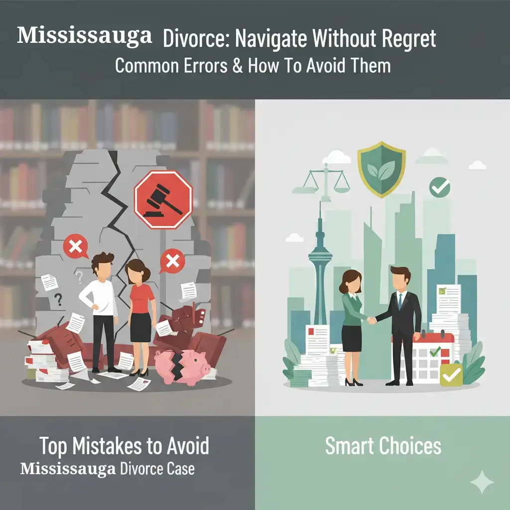 Top Mistakes to Avoid in a Mississauga Divorce Case