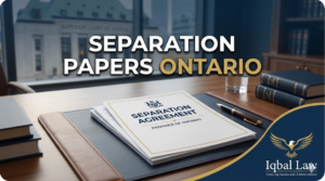 separation papers ontario