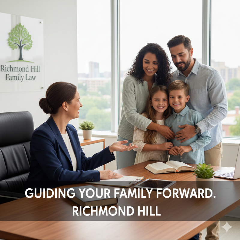 Professional family lawyer in Richmond Hill providing expert legal counsel for divorce, custody, and family law matters